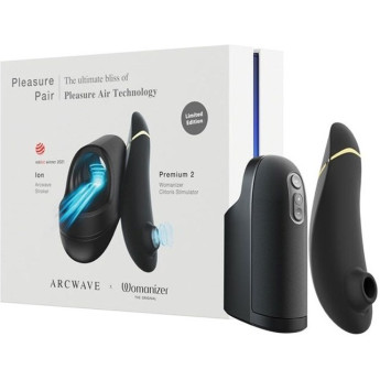 Набор для пар WOMANIZER PLEASURE PAIR черный